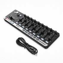 25 키 MIDI 키보드 컨트롤러 USB 8 RGB 6.35mm 페달 잭 피아노, Type 8