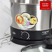 허브몰 / 키친플라워 코코 멀티포트 1.2리터 전기포트 커피포트, 1