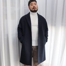 베어릭 빅사이즈 bMeB 라펠 루즈핏 롱코트 울코트 큰사이즈 오버핏 겨울코트 모직코트 3XL 4XL 남자 큰옷