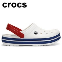[백화점매장 정품출고] 크록스 샌들 슬리퍼 남여공용 크록밴드 클로그 화이트블루진 11016-11I
