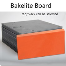 베크라이트 베크라이트판 베크라이트쫄대 10t 판재 BAKELITE 조기대 보드 레드 블랙 베이클라이트 플랫 플레이트 시트 페놀 수지 절연 보드 패널 1/2/3/5/6/8/20/m, 블랙 3mm 2개