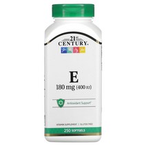 21세기 센트리 21st Century 비타민E 180mg(400IU) 알파 토코페릴아세테이트 소프트젤 250정, 110개, 1개