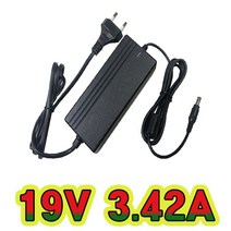 순흥전기 어댑터 19V 3.42A 전원선일체형 SMPS 19V 3420mA 어댑터 아답터 직류전원장치