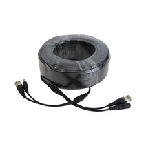 싸드 2.4MP 240만화소 CCTV 카메라 호환 녹화기 연결용 BNC 동축 영상 + 전원 일체형 케이블 20M, 240만화소 CCTV 카메라 녹화기 영상 전원 일체형 케이블 20M