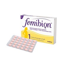 FEMIBION 페미비온 영양제 1단계 60정 (임신 12주까지), 1박스