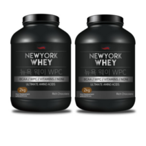 뉴욕웨이 단백질보충제 4kg WPC 초코맛 2kg x 2 헬스 보충제