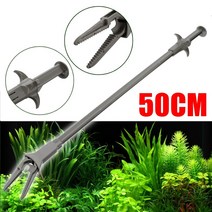 수조 어항 청소 용품 꾸미기 열대어 50cm 수족관 Tweezer 긴 플라스틱 집게 물 잔디 심기 클립 먹이 탱크