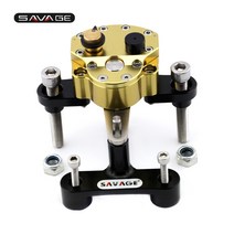 [해외]SUZUKI GSX1300R HAYABUSA 용 스티어링 댐퍼 안정기 2008-2020 19 18 조정 가능한 오토바이 액세서리 브래킷 역방향 안전