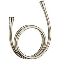 Hansgrohe 핸드헬드 교체 설치 25cm1인치 모던 코디네이팅 크롬 28 276003 샤워 호스 63, Brushed Nickel_63 Inch