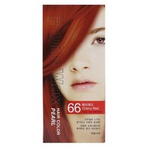 과일나라 후르츠왁스 헤어칼라 진주펄 66호 체리레드, 없음