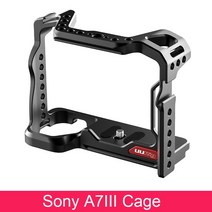 소니 A7R3 a7m3에 대 한 UURig 금속 케이지 확장 38mm Acra 스위스 접시 LED 빛 마이크에 대 한 콜드 구두, 01 주황색