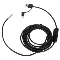 배관내시경 카메라 누수 탐지기 관로 안드로이드 USB 휴대 전화용 3 인 1 내시경 3.9mm 렌즈 고화질 방수 휴대용, 한개옵션1, 03 1m