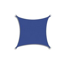 야외 수영장 테라스 옥상 루프탑 방수 햇빛 차양막 그늘막 가림막 타프 어닝, 로얄 블루, 3x3m, 로얄 블루