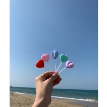 하하데이즈 마카롱초 파티초 케이크초 생일초, 그린