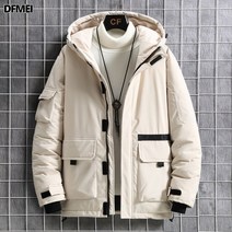 DFMEI 남성 카고 패딩 숏 도톰 코트