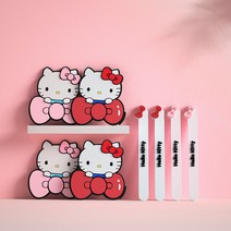 핼로키티 자동차 기스방지 스티커가드 도어손잡이 긁힘 기스방지 몰딩, 스틱형, 레드, 1개