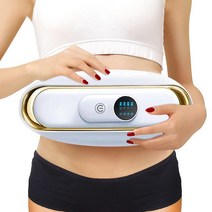 셀룰라이트마사지기 허벅지 뱃살 바디 마사지 슬리밍 셀룰 라이트 마사지 허리 마사지 전기 체중 배꼽 슬리밍 벨트 지방 연소 복부 마사지, 하얀, 02 WHITE