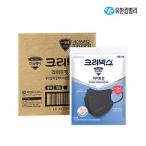 크리넥스 데일리 방역 마스크 KF94, KF94 대형 블랙, 40개