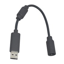 유선 컨트롤러 분리 케이블 유선 컨트롤러 케이블 Xbox 360 용 USB 리드, 검은 색