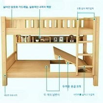 성인책상침대 복층 2층침대 낮은벙커 낮은 침대책상, 11.통나무업그레이드침대+더블서랍