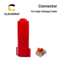 목재톱Yongli 남성 여성 고전압 커넥터 배터리 헬리콥터 DIY 레이저 튜브 이산화탄소 절단기, 01 빨간