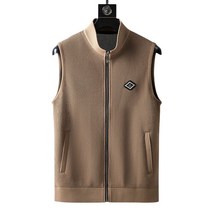 남성 봄 가을 조끼 니트 조끼 베스트 민소매 하이넥 아우터 SFW0801001