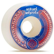 Satori Movement Ornimental Conical 101a Skateboard Wheels - Blue - 54mm