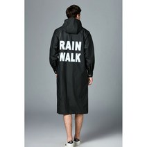JUSTCAMP 남녀공용 패션 레인코트
