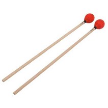 마림바 칼림바 실로폰 나무 우드 yarn head mallet marimba soft, 빨간색