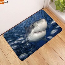 런닝머신매트 소음방지 홈짐 방음 매트 실내자전거 층간 Home Funny Shark Floor Mat 침실 복도 카펫 미끄, 03 Style A_03 120cm by 80cm
