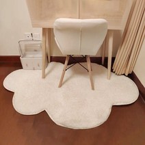 북유럽 지역 러그 구름 모양의 카펫 부드러운 모피 러그 거실 미끄럼 방지 소파 의자 매트