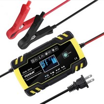 충전기 자동차 보조밧데리 차량 FOXSUR-자동차 배터리 12V 8A 24V 4A 터치 스크린 펄스 수리 LCD 빠른 전원 충전 습식 건식 납 산성 디지털 디스플레이, CHINA, 12V 8A 24V 4A US 2