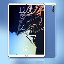 태블릿 2022 새로운 10.1 인치 6g 128gb 4g 전체 netcom 통화 태블릿 안드로이드 9.0 인터넷 클래스 대형 화면 통화 태블릿 선물, 푸른