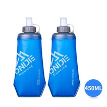 트레일조끼 anonijie c9108 초경량 러닝 수화 배낭 휴대용 팩 야외 가방 캠핑 하이킹 마라톤 사이클링, sd27 450ml 2개