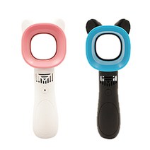 엘휴 날개없는 USB 핸디 선풍기 (핑크/블루), 핑크화이트