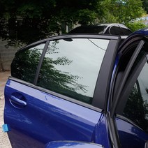 BMW 3시리즈 320d 320i B C필러 카본 데칼 스티커, 블랙카본(무광)