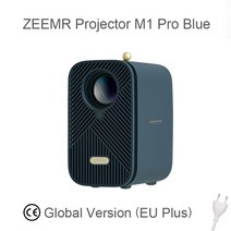 ZEEMR-글로벌 버전 프로젝터 M1 Pro 280 ANSI 720P 미니 홈 시어터 사이드 4 포인트 키스톤 보정 눈 보호, 02 Blue_01 EU 플매트 카펫 러그