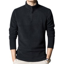 반집업니트 머슬핏 하프집업 반집업맨투맨 남자 니트 모자없는집업 케이블 반목폴라 핑크 카라 헨리넥