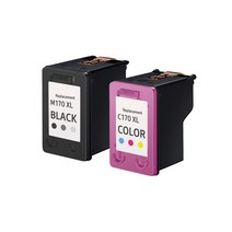 삼성 INK-M170 INK-C170 호환 대용량 프린터 호환 잉크, 검정 INK-M170 / 컬러 INK-C170, 1개