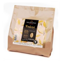 VALRHONA 발로나 초콜릿 둘세 Dulcey 35% CACAO 1kg, 1개