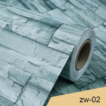 레트로 벽지 자체 접착 방수 방습 붉은 벽돌 벽 스티커 pvc 두꺼운 식당 연구 배경 벽 종이, zw-02, 1m x 40cm