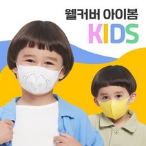 아이봄 마스크 어린이 아동 컬러마스크 웰커버아이봄 2세~8세 국산 일회용 입체 저자극 새부리형 패션 윌리엄 벤틀리 슈돌 연예인 소형 초소형 주니어 키즈 마스크, 도깨비 민트 100매, 아이봄 키즈