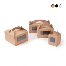 컵케익 머핀 상자 (x 5개), 크라프트