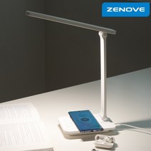 제노브 고속무선충전 LED 스탠드 LC502, 화이트