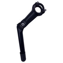 MTB 자전거 핸들 바 스템 폴딩 휠 프론트 포크 컨트롤 튜브 익스텐더, 검은 색, 25.4 × 180mm., 알류미늄