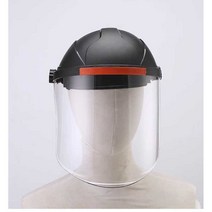 예초기 안전모 얼굴보호 페이스 가드 벌초 양봉 벌목, 옐로우