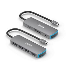 BASIX USB C타입 멀티 허브 8in1 BS8P 맥북 프로 스마트폰 미러링 덱스 HDMI, 그레이