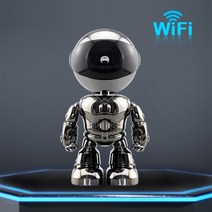 2MP 1080P IP 카메라 무선 홈 보안 로봇 양방향 오디오 감시 보이지 않는 렌즈 와이파이 나이트 비전 CCTV, Only Camera, 미국 플러그
