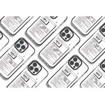 아모하 갤럭시 노트20 울트라 N986 MBTI 엠비티아이 16종 투명 블랙 라인 테두리 범퍼 케이스