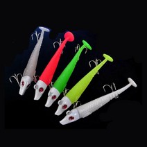 축광헤드 갈치웜 8-10g 루어미끼 민물루어낚시 미끼, 쿠팡 10g 옐로우그린